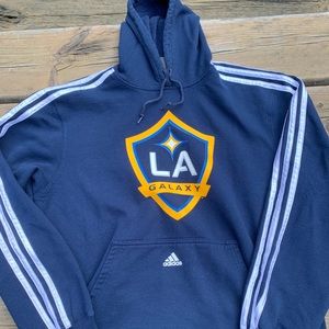Adidas LA galaxy hooded sweatshirt